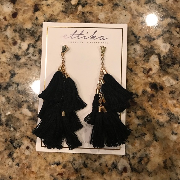Ettika Daydreamer Tassel Earrings - Picture 3 of 5